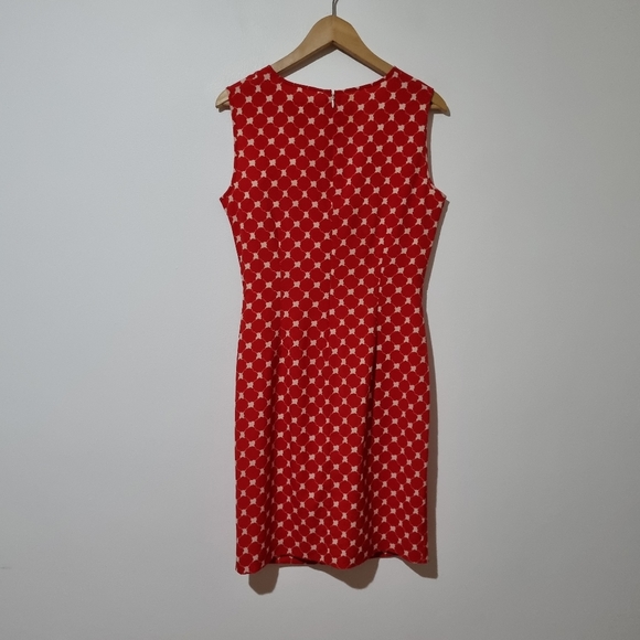 Country road Size 12 Red Sleeveless Summer Dress - Picture 3 of 6